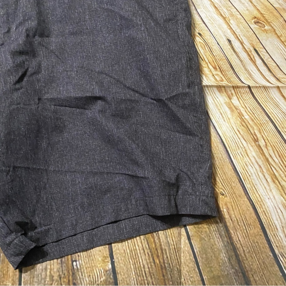 Swiss Tech Gray Comfort Waist Flat Front Shorts - Picture 2 of 5
